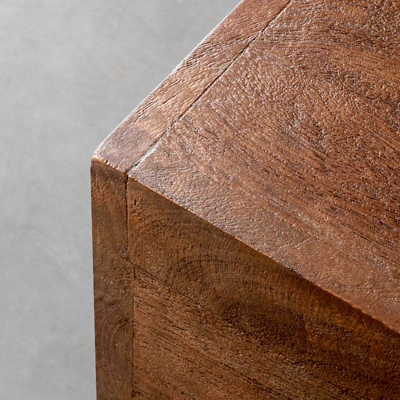 LABEL51 Salontafels Cube - Nature Smooth - Mangohout - 80 cm