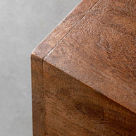 LABEL51 Salontafels Cube - Nature Smooth - Mangohout - 80 cm