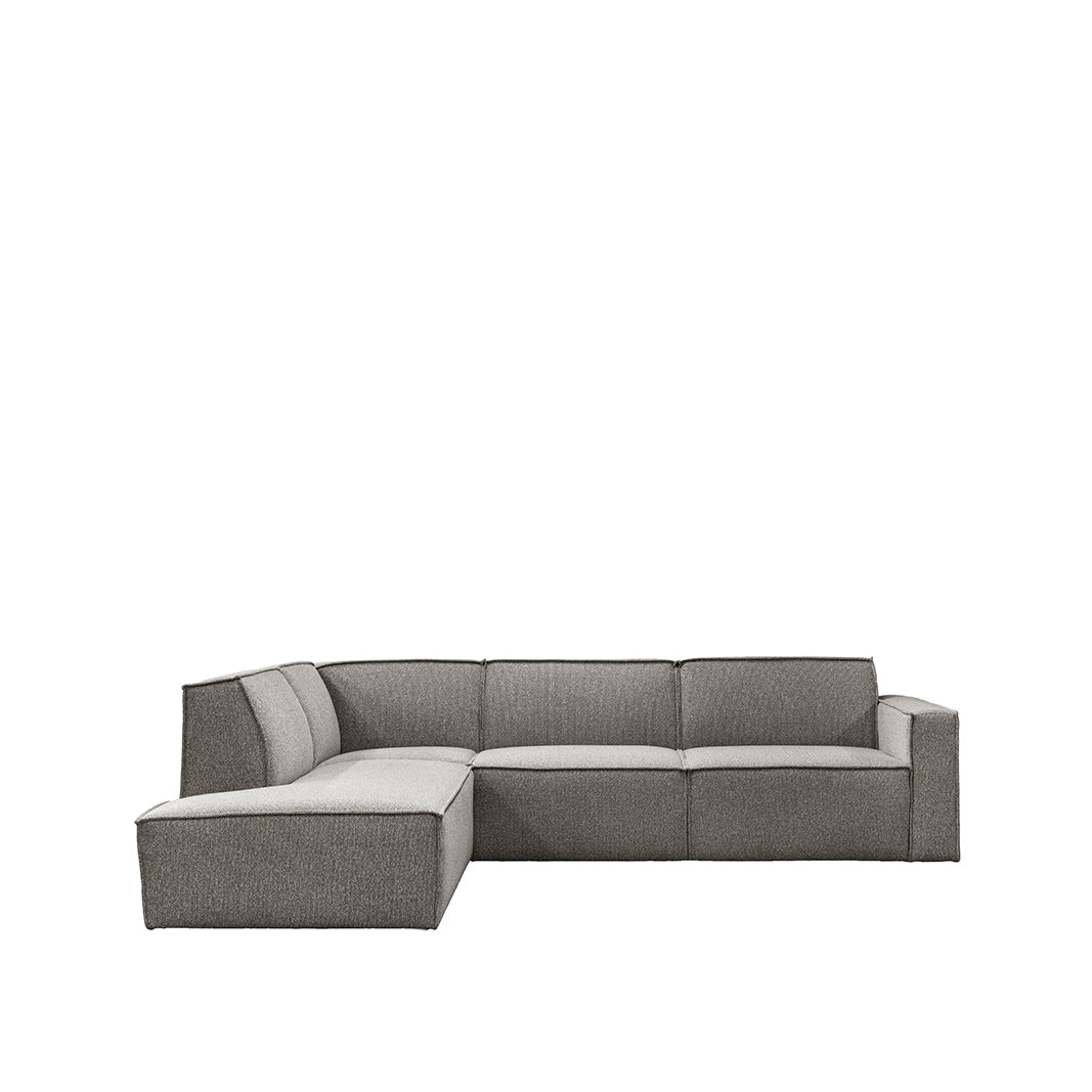 LABEL51 Hoekbanken Kay - Mushroom Royal Boucle - Boucle - Hoekbank Links