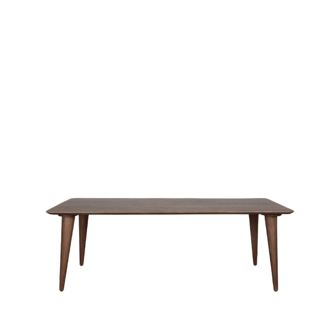 LABEL51 Eetkamertafels Fly - Espresso - Mangohout - 220 cm