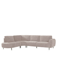 LABEL51 Hoekbanken Milano - Clay - Chenille - Hoekbank Links