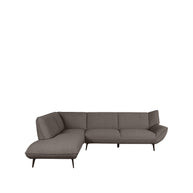 LABEL51 Hoekbanken Pesaro - Bruin - Boucle - Hoekbank Links