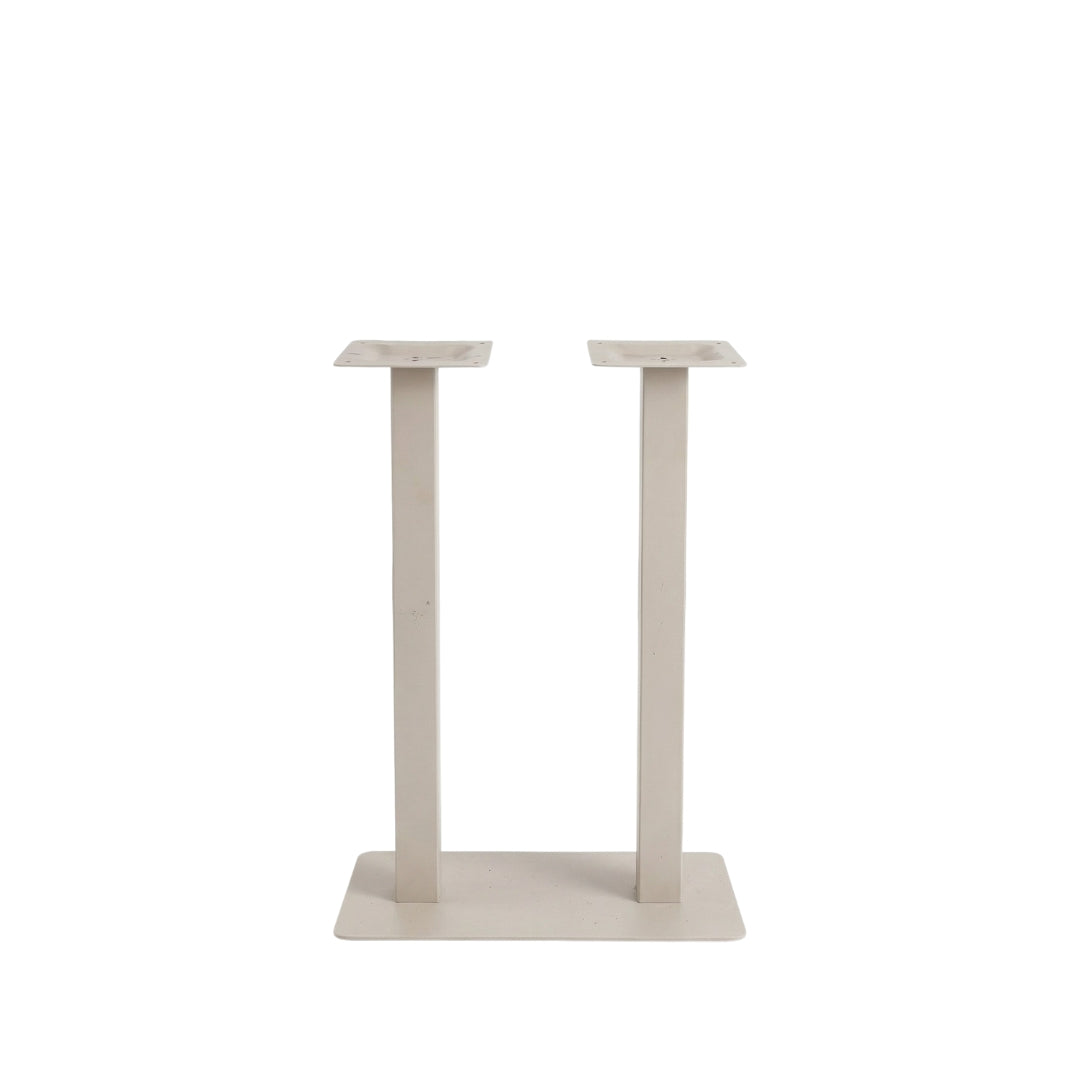 LABEL51 Bartafels Tafelpoot Dubbel - Taupe - Metaal - Dubbel - 108 cm