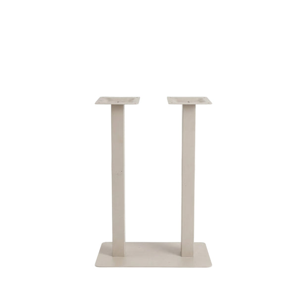 LABEL51 Bartafels Tafelpoot Dubbel - Taupe - Metaal - Dubbel - 108 cm