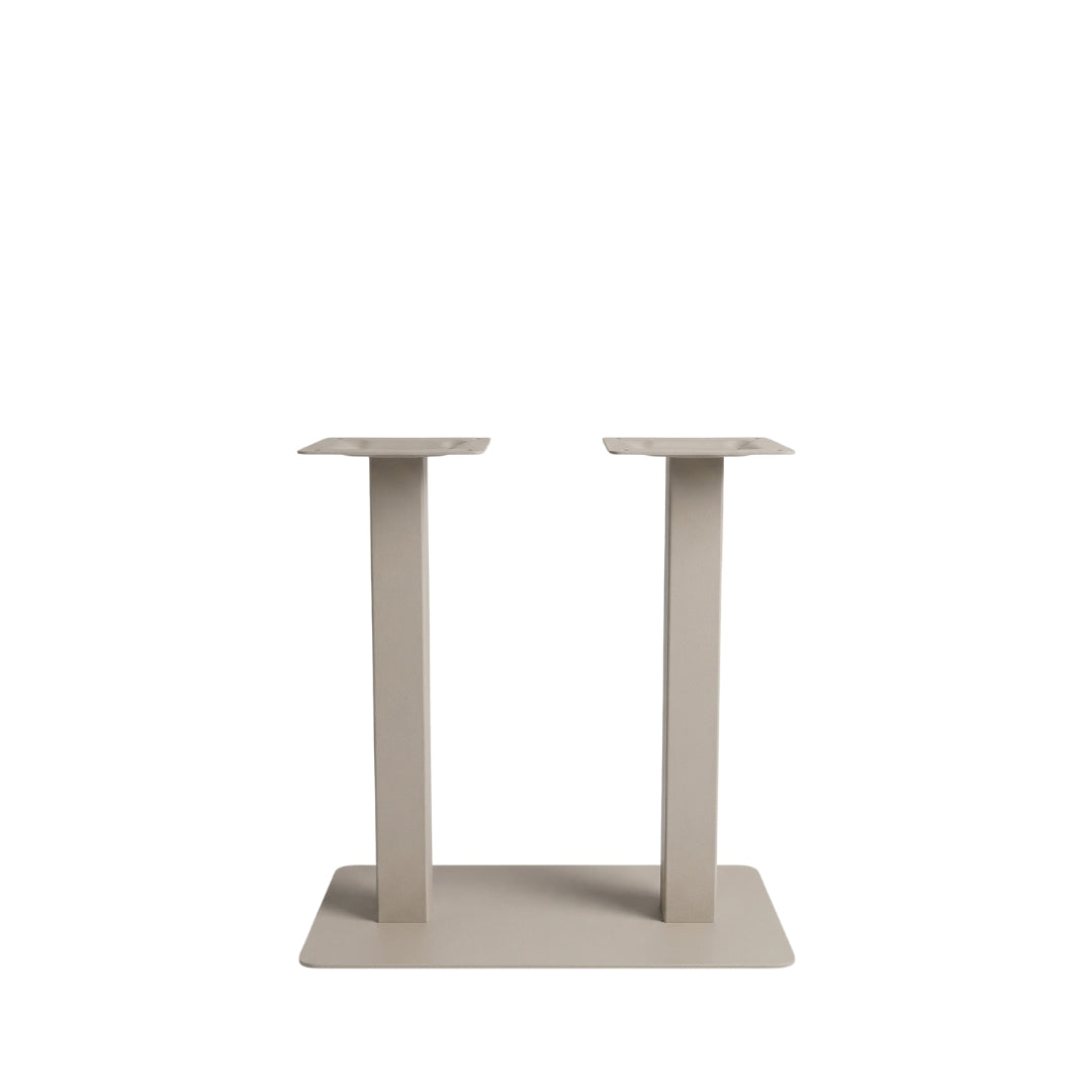LABEL51 Bartafels Tafelpoot Dubbel - Taupe - Metaal - Dubbel - 92 cm