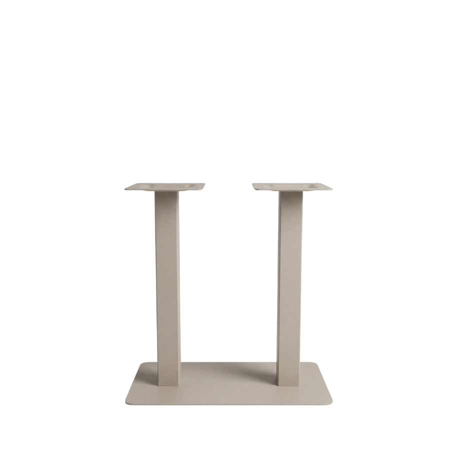LABEL51 Bartafels Tafelpoot Dubbel - Taupe - Metaal - Dubbel - 92 cm