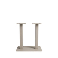 LABEL51 Bartafels Tafelpoot Dubbel - Taupe - Metaal - Dubbel - 92 cm