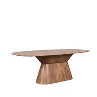 LABEL51 Eetkamertafels Jagger - Nature Smooth - Mangohout - 240 cm - Ovaal