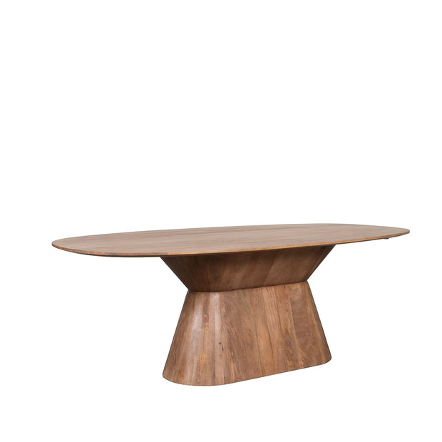 LABEL51 Eetkamertafels Jagger - Nature Smooth - Mangohout - 240 cm - Ovaal