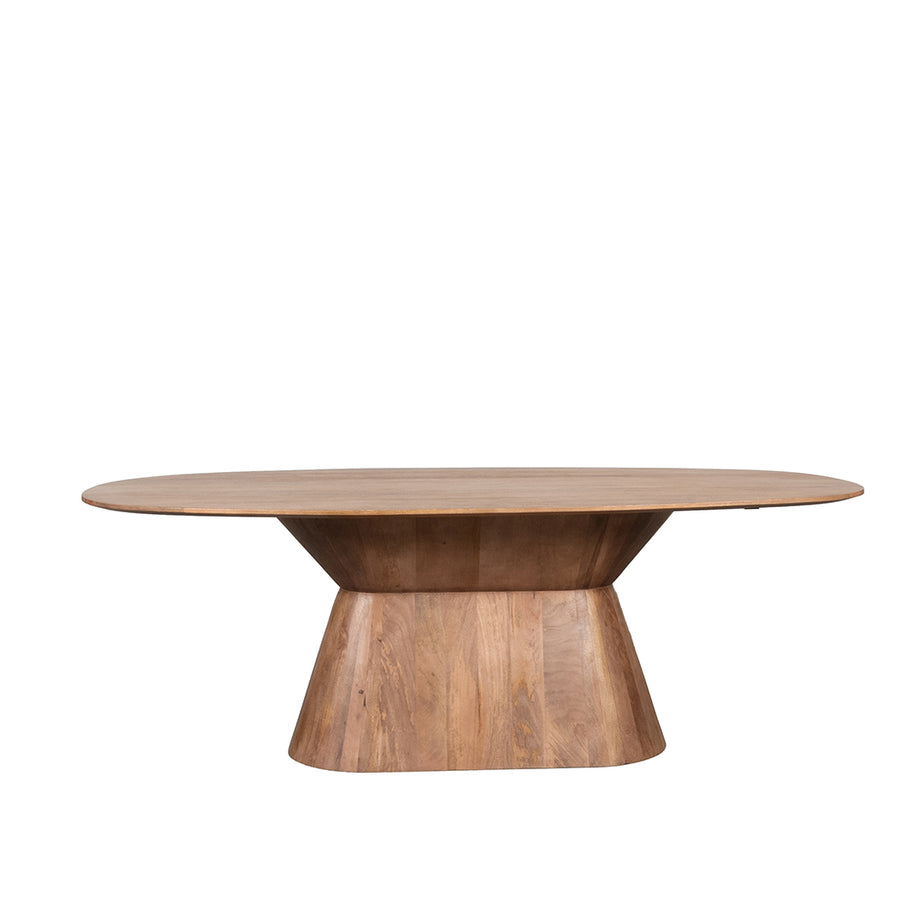 LABEL51 Eetkamertafels Jagger - Nature Smooth - Mangohout - 240 cm - Ovaal
