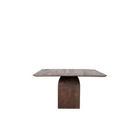 LABEL51 Eetkamertafels Ingo - Espresso - Mangohout - 130 cm - Vierkant