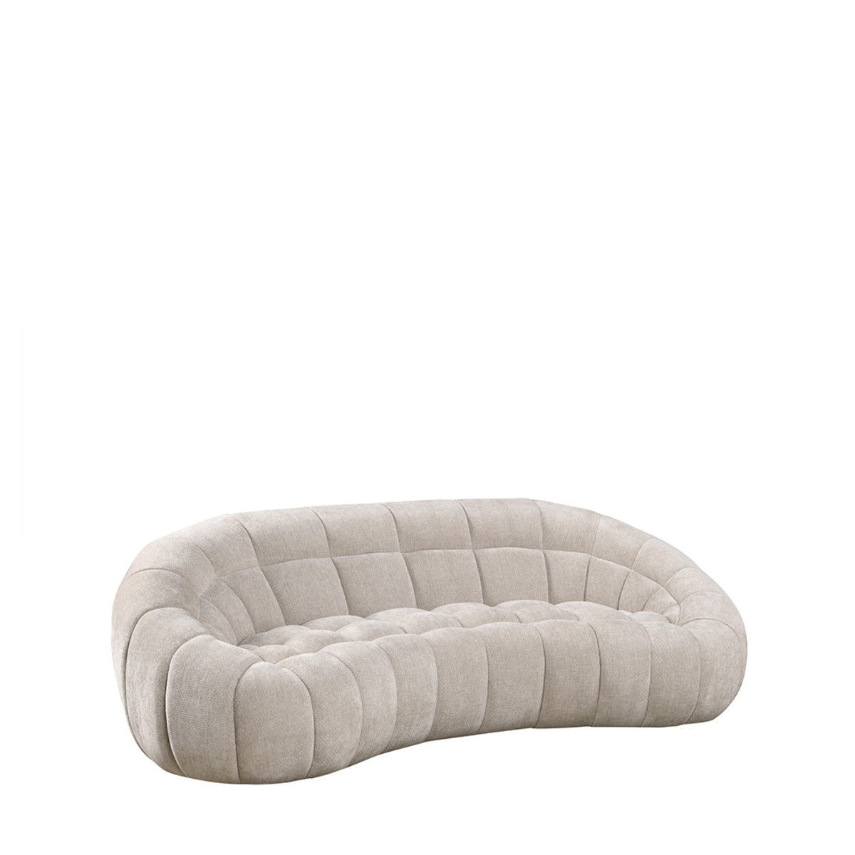 LABEL51 Banken Cloud - Naturel - Chenille - 3-Zits