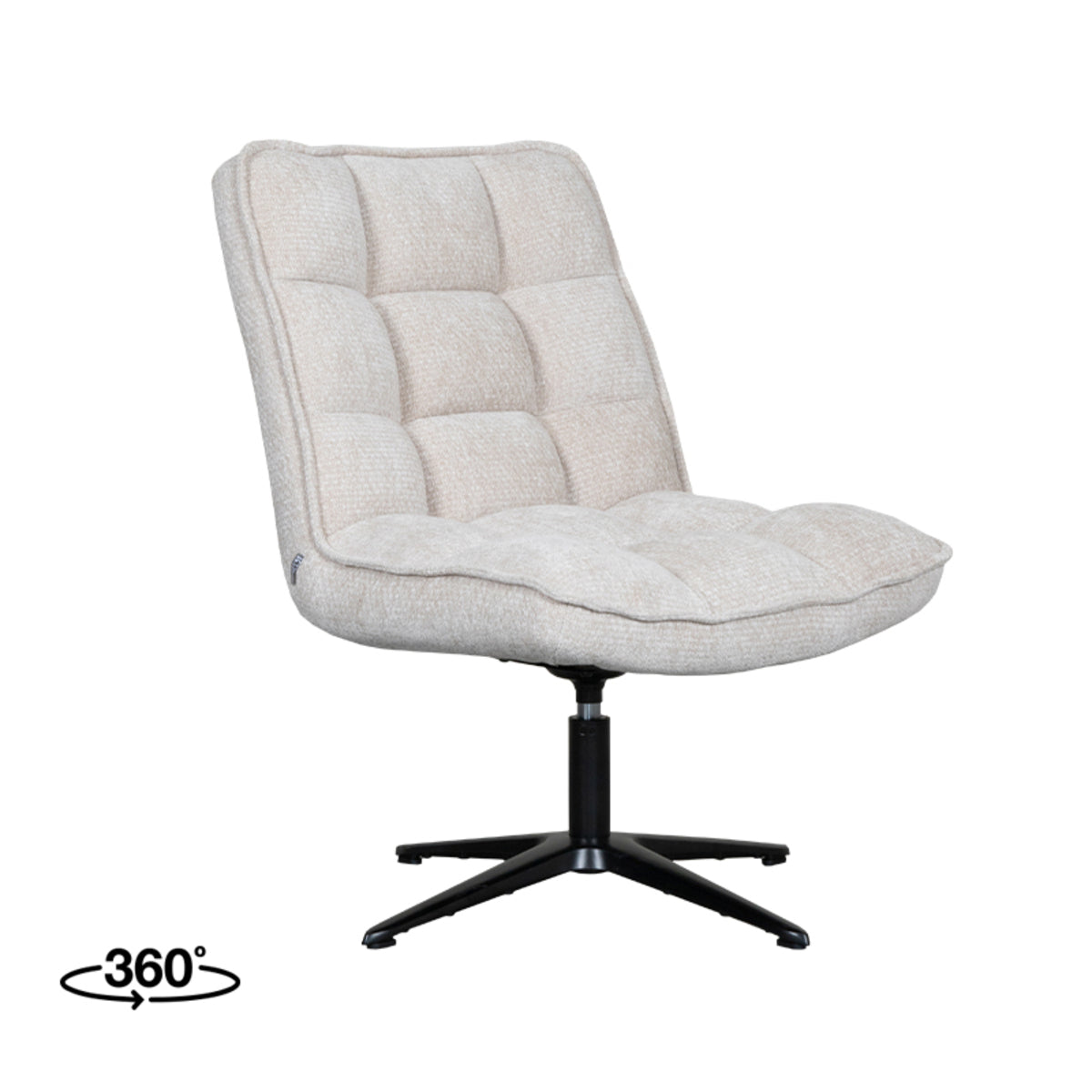 LABEL51 Fauteuils Vince - Naturel - Chenille - One Size
