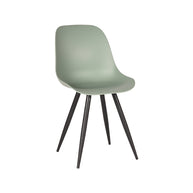 LABEL51 Eetkamerstoelen Monza - Forest - PP - Zwart Metalen Frame